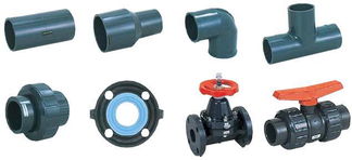 環(huán)琪pvc管sch 80 pvc管,管件,閥 4元